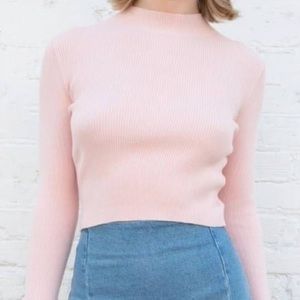 Pink Turtleneck Sweater